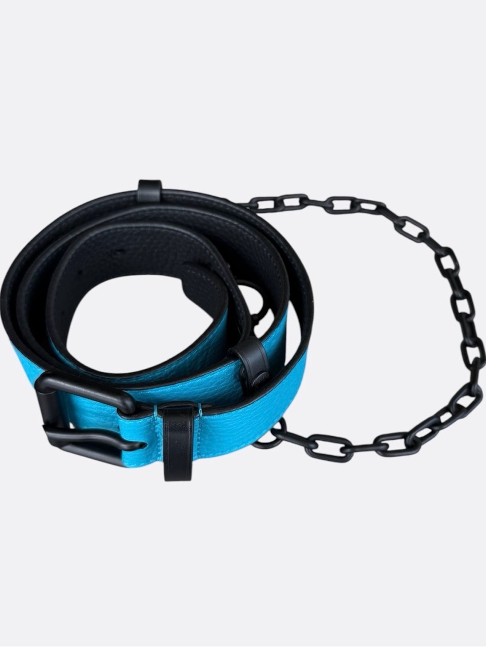 LOUIS VUITTON Signature Chain Belt , Virgil Ablob Men’s 90/30